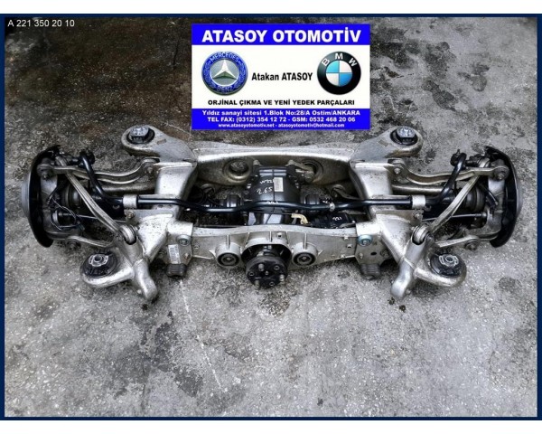 MERCEDES W221 S320CDI ARKA AKİS 2213502010 2213502810 2213503010 2213503410 2213503610 2213503810 A2213502010 A2213502810 A2213503010 A2213503410 A2213503610 A2213503810 MERCEDES W221 S350CDI ARKA AKİS